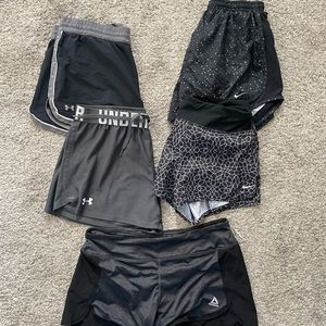 Running shorts lot- Nike, Under Armor, Reebok